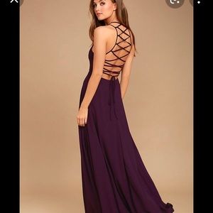 Purple formal dress💜